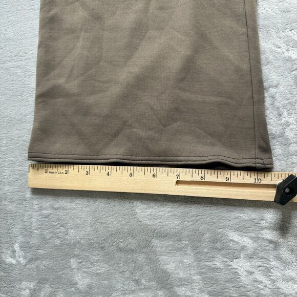 Columbia Titanium Crop Pants Womens XL Brown Fleece Lined Mid Rise Drawstring - Picture 14 of 15